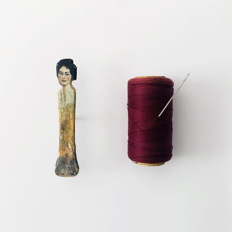 Paintbrush Portraits by Rebecca Szeto