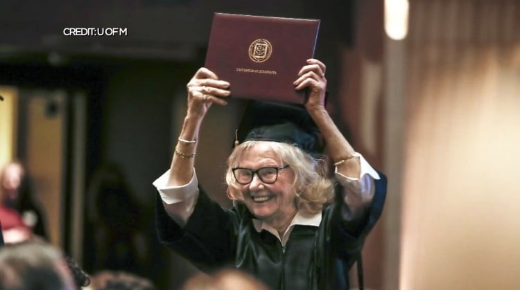 Betty Sandison Graduating from the University of Minnesota