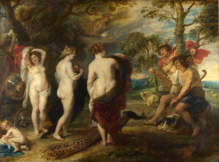 El juicio de Paris de Rubens