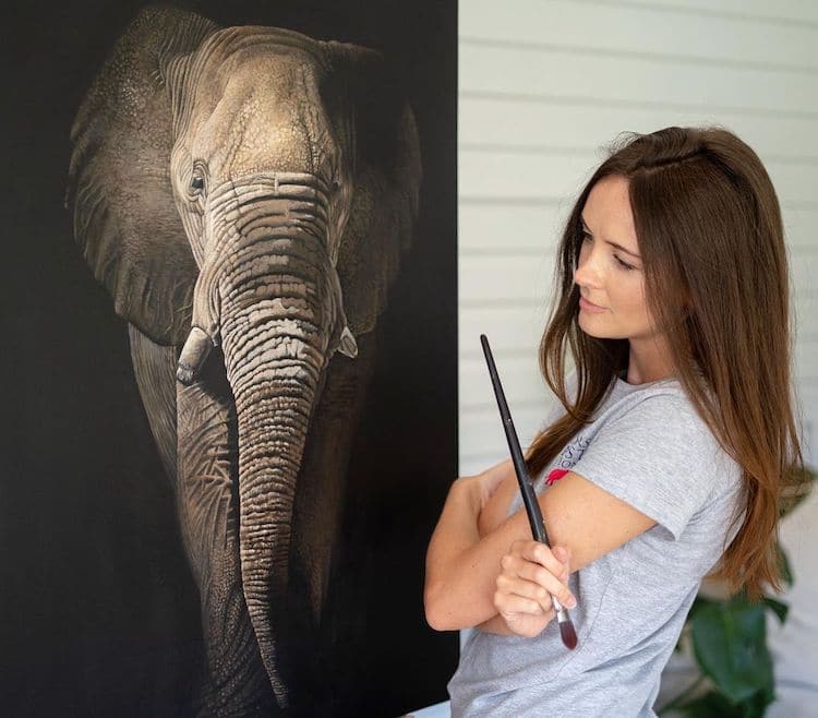 Endangered Animal Paintings by Sophie Green