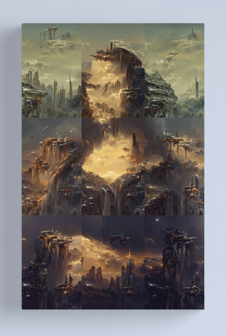 Post Apocalyptic Art With Hidden Mona Lisa by TDRAW