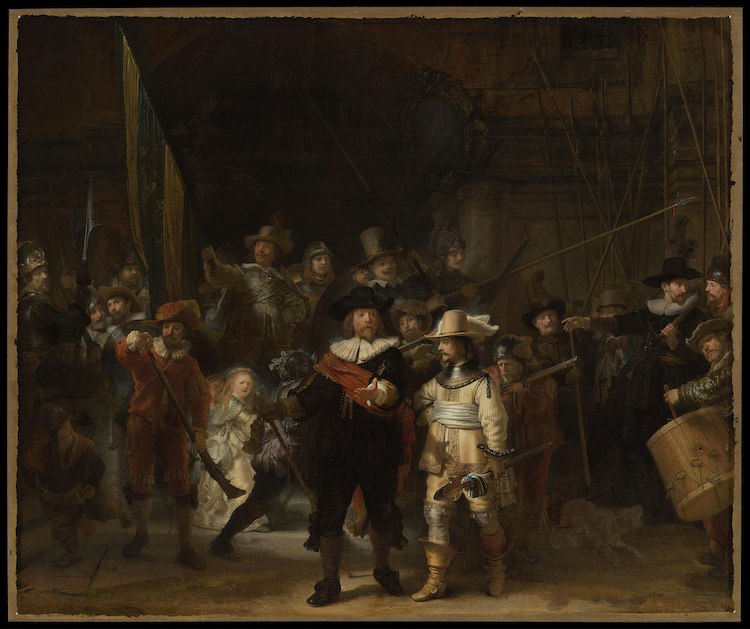 La ronda de noche de Rembrandt