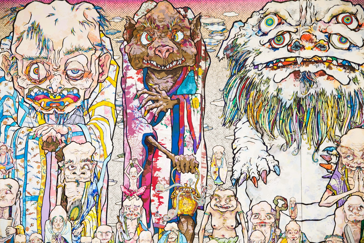 Painting by Takashi Murakami