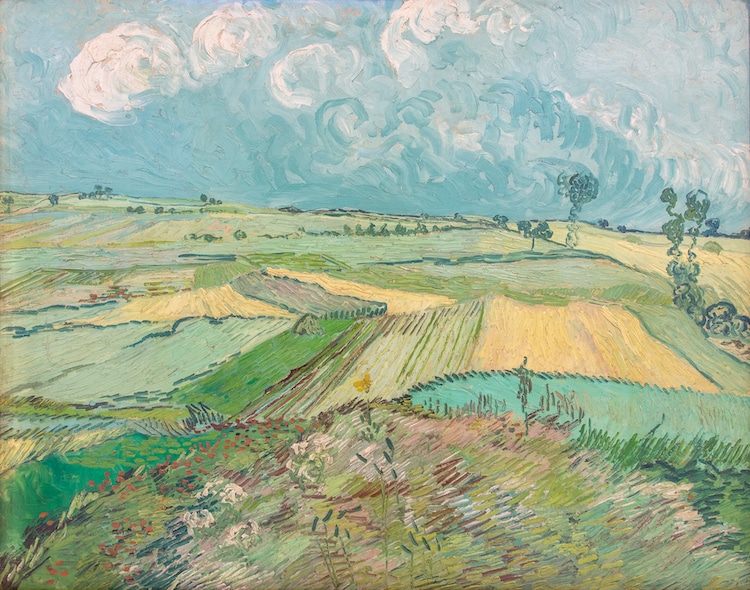 Wheat Fields After the Rain by Van Gogh