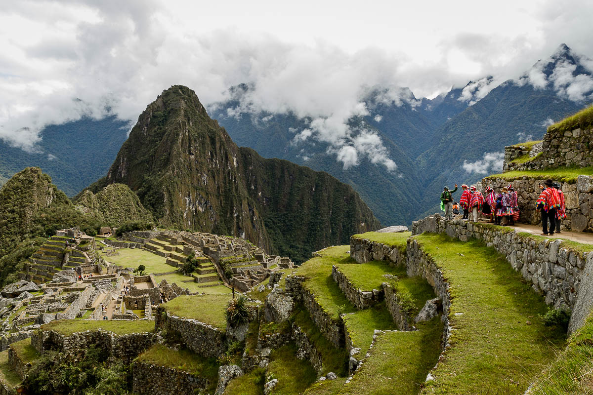 Quechua Porters Getting Tour of Machu Picchu