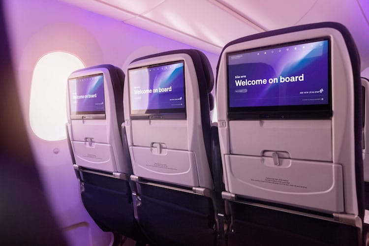 Air New Zealand Dreamliner Economy Class