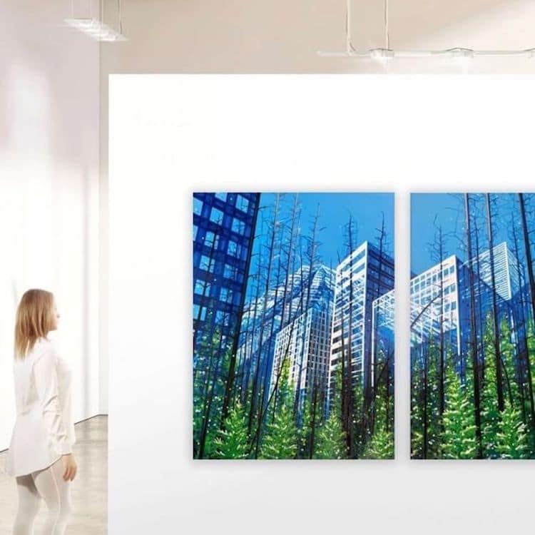 Nature and City Paintings by Amy Shackleton