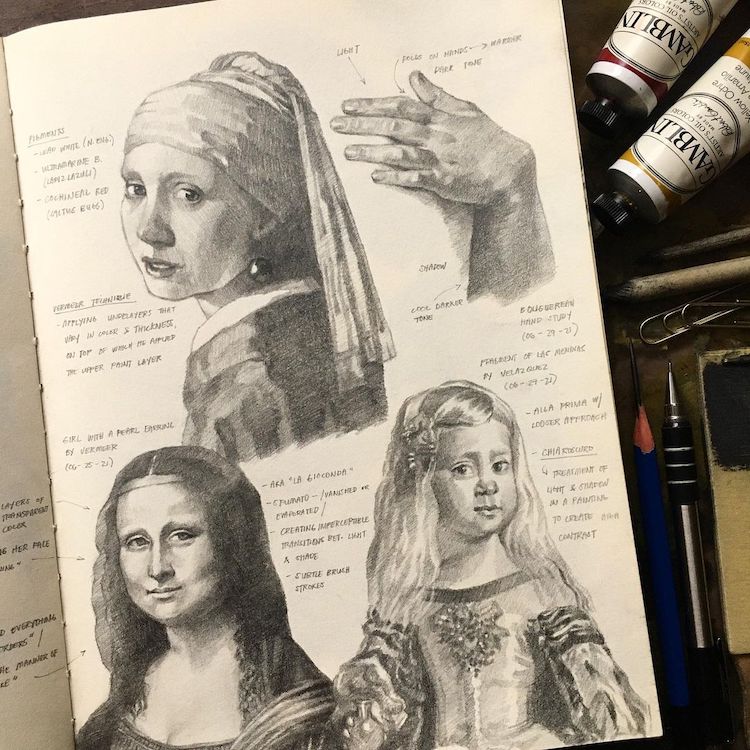 Sketchbook Drawings by Bea Obscena