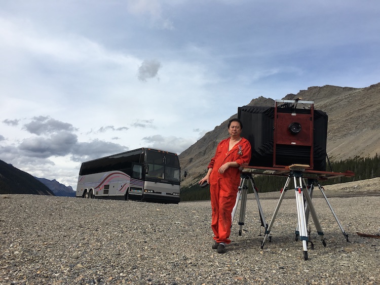 Wet Plate Camera and Bus Darkroom by Bill Hao