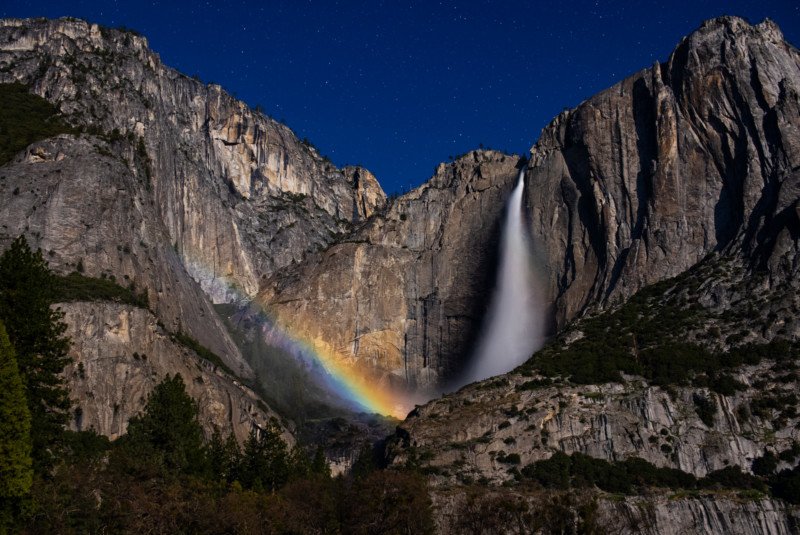 Yosemite Moonbow by Brian Hawkins