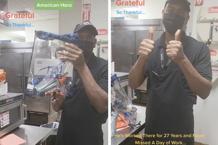 Hardworking Burger King Employee Gets Appreciation Goodie Bag