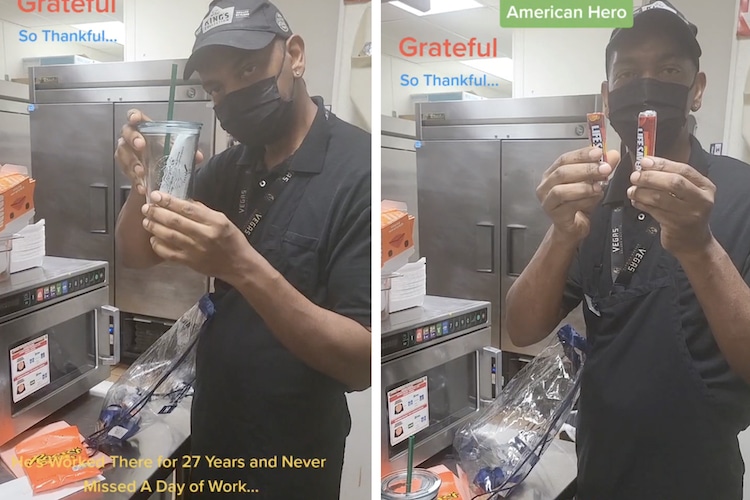 Hardworking Burger King Employee Gets Appreciation Goodie Bag