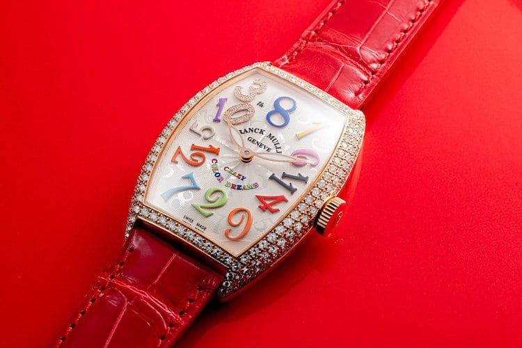 crazy hours diamond watch