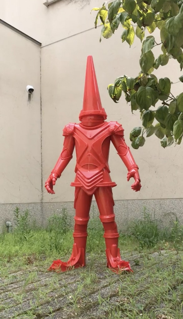 This Epic Suit of Armor Is Made Out of Traffic Cones