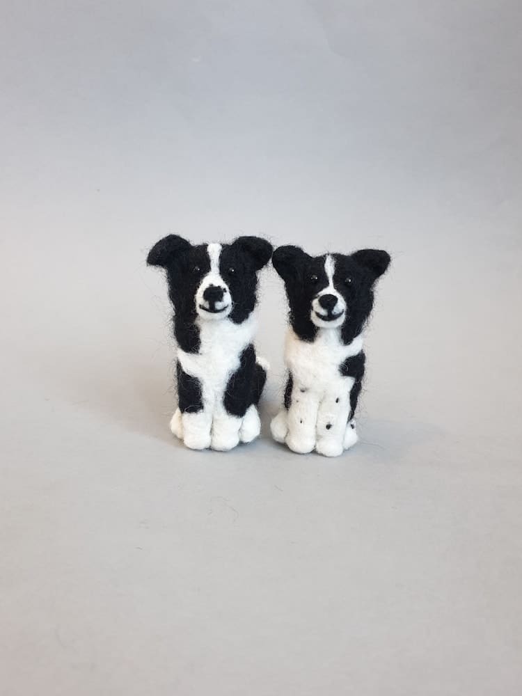 Needle Felt Dogs by Laura