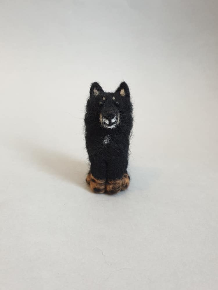 Needle Felt Dogs by Laura