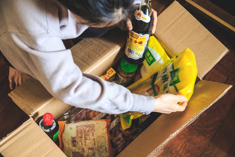 Boxed Food in Shanghai During Lockdown