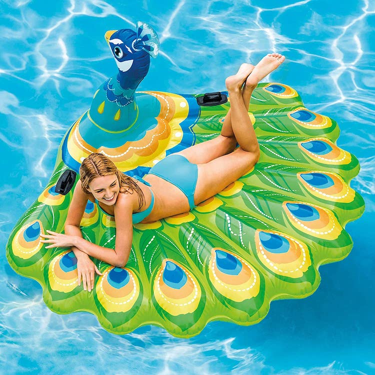 Peacock Pool Float