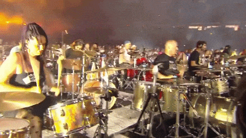 Rockin'1000 Drummers