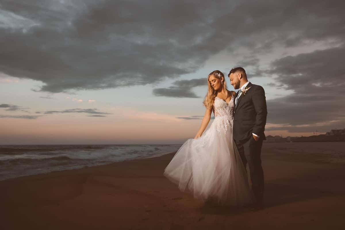 Sunset Beach Wedding Photo by Timothy Anderson Jr.