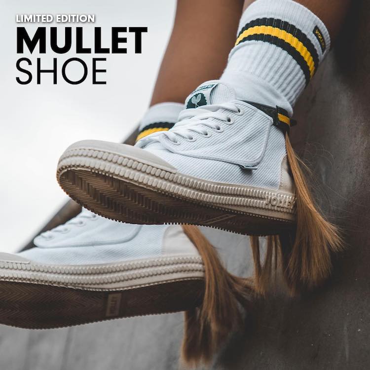Volley Shoe With Mullet Haircut