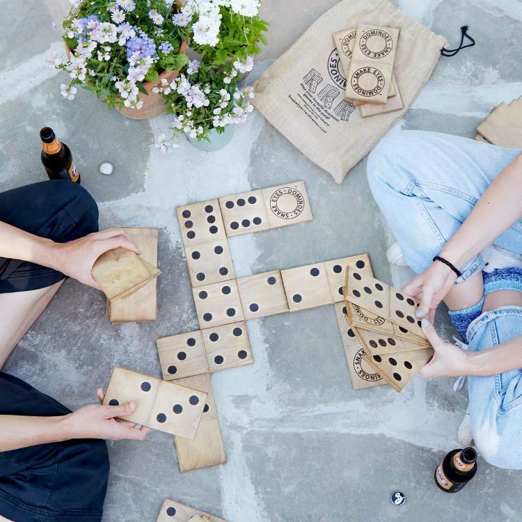 Giant Wood Yard Dominoes