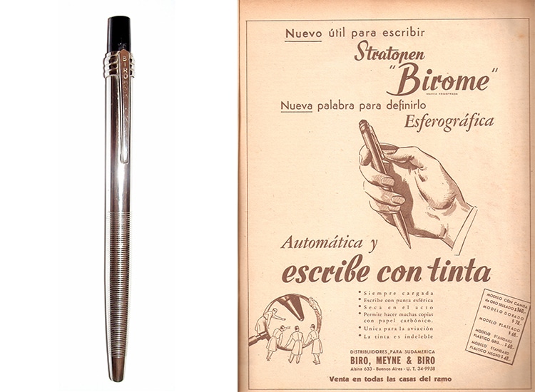 Why is the ballpoint pen also called biro or BIC in Italian?