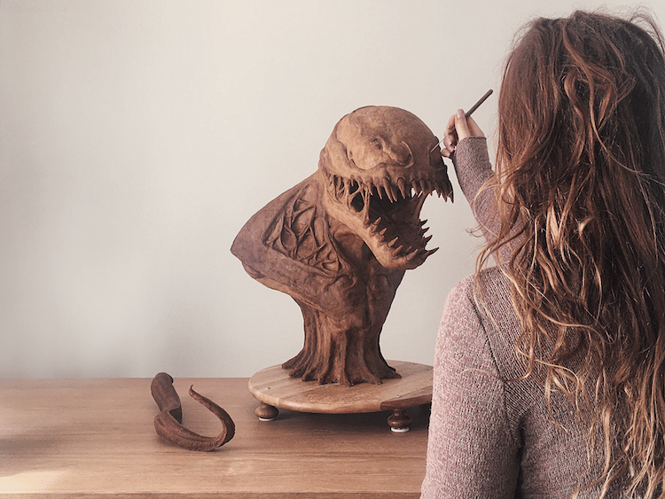 Gingerbread Cake Sculpture by Caroline Eriksson