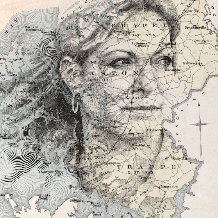 Drawings on Maps by Ed Fairburn