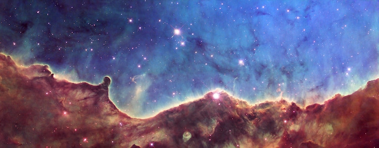 Carina's Nebula imaged in 2008 by Hubble Space Telescope