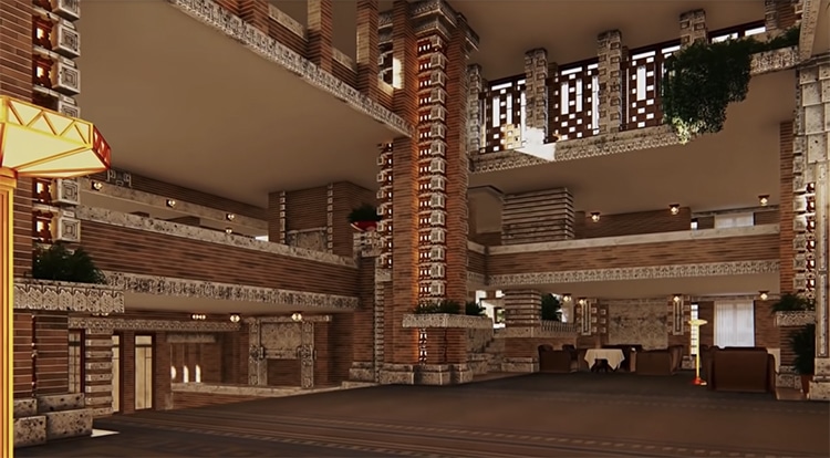 Enjoy a Virtual Tour of Frank Lloyd Wright’s Lost Imperial Hotel