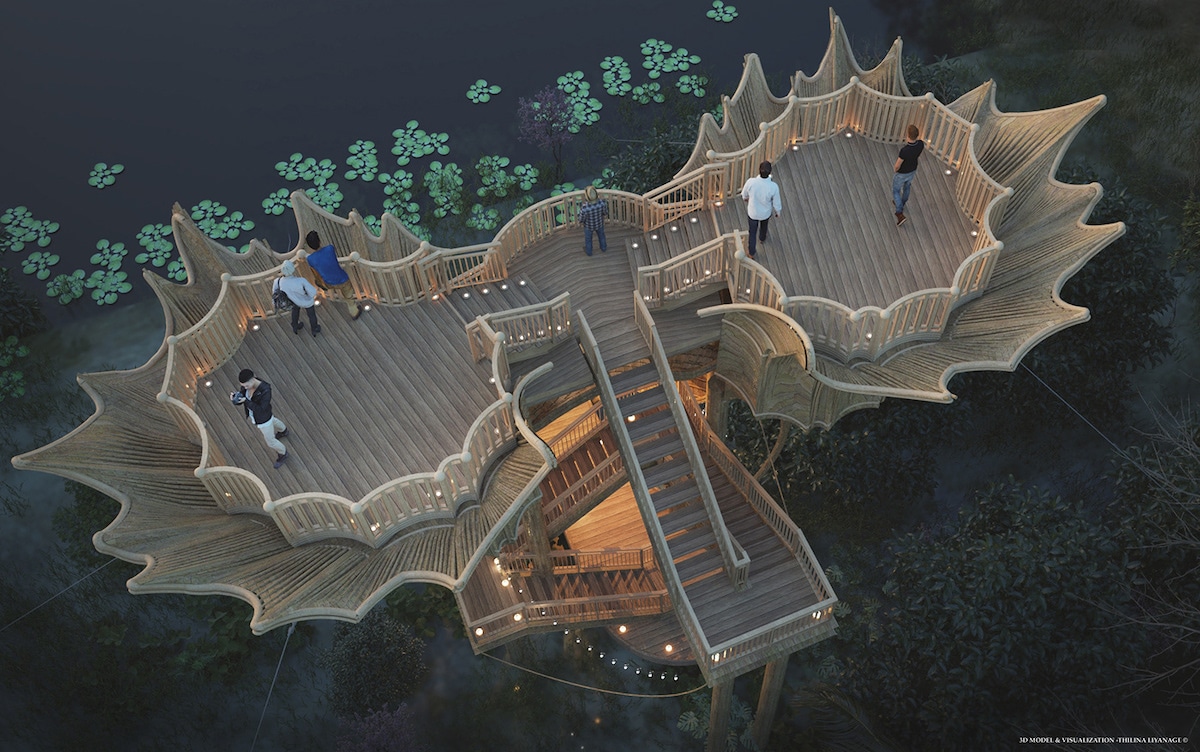 Alaska Moose Observation Deck Concept by Thilina Liyanage