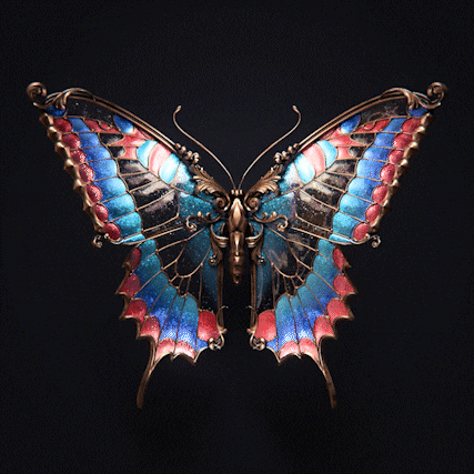 Art Nouveau Insect Jewelry Illustrations by Sasha Vinogradova
