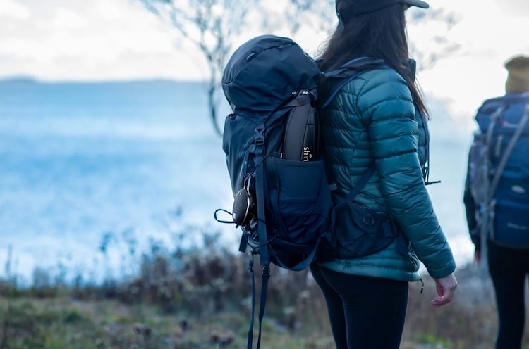 Shine Turbine in backpack