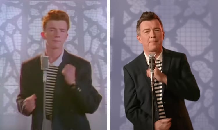 Rick Astley Recreates “Never Gonna Give You Up” Music Video