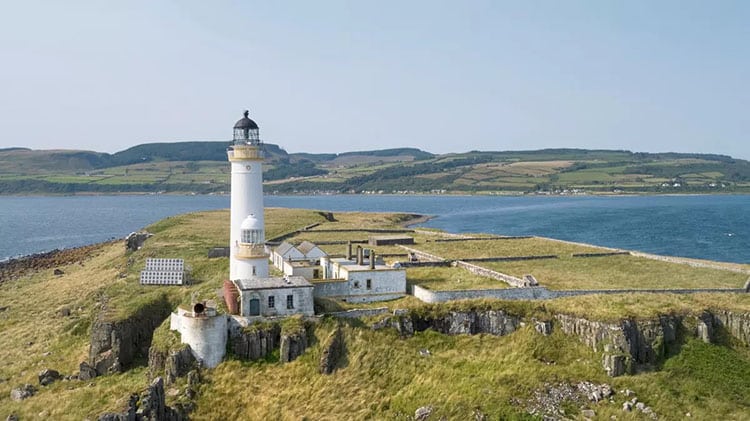 Pladda Scottish Island With Lighthouse For Sale