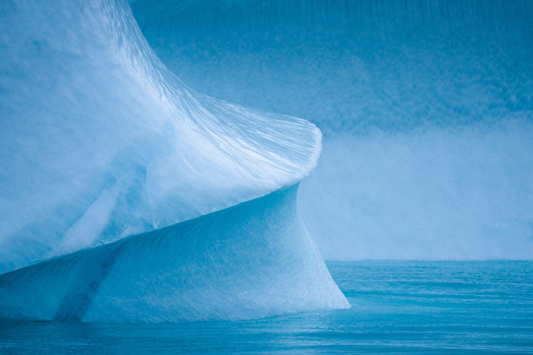 Close Up Detail Photo of Iceberg