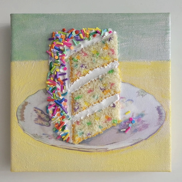 Cake Embroidery by Heather R os Looks Good Enough to Eat