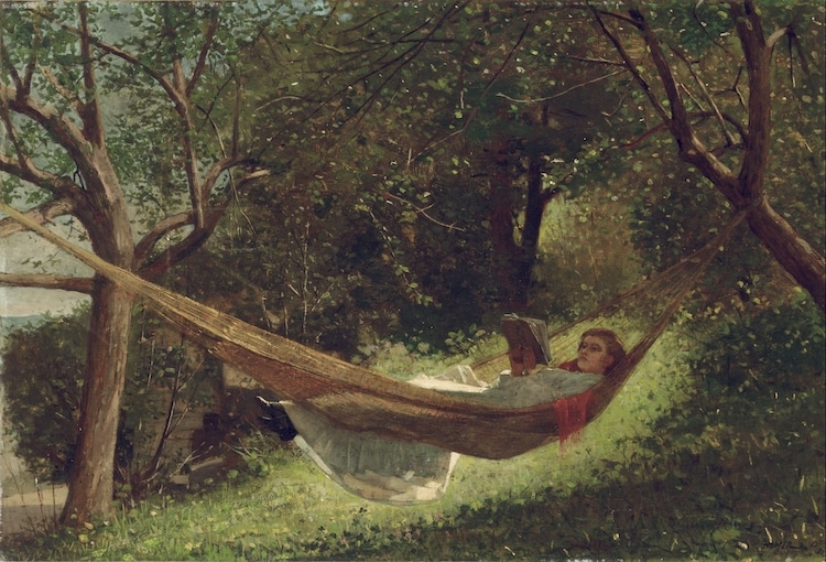 Girl in the Hammock by Winslow Homer