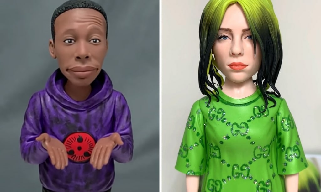 Artist Shares How He Sculpts Realistic Clay Figurines of Celebrities
