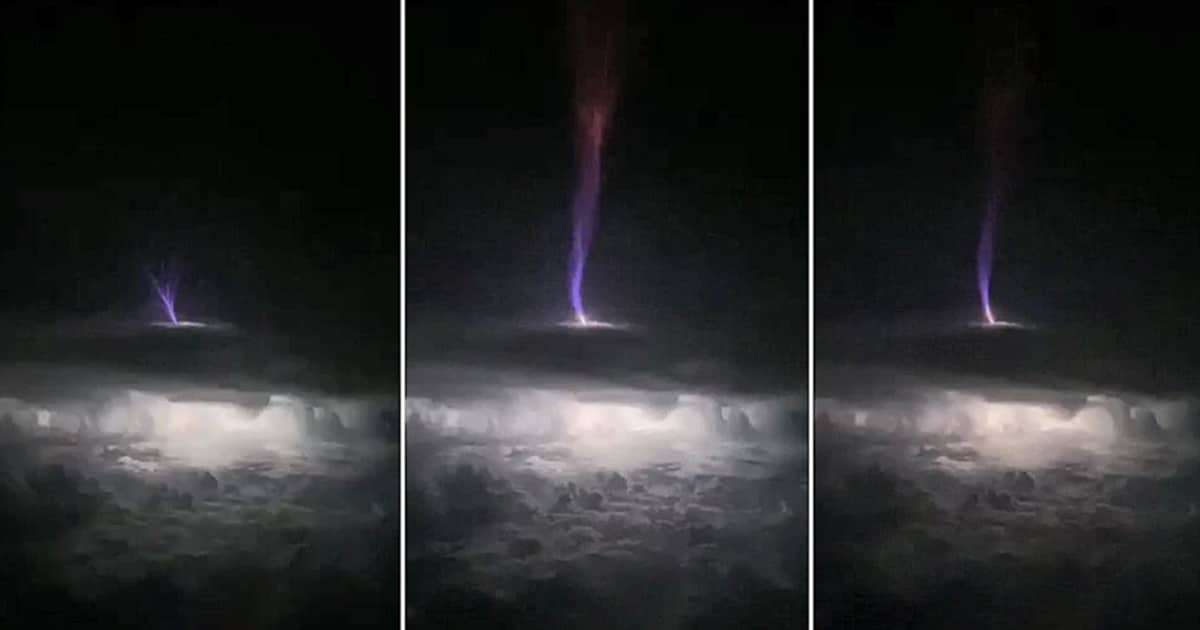 Jets of Inverted Lightening Are Strange Scientific Phenomenon - My Modern Met