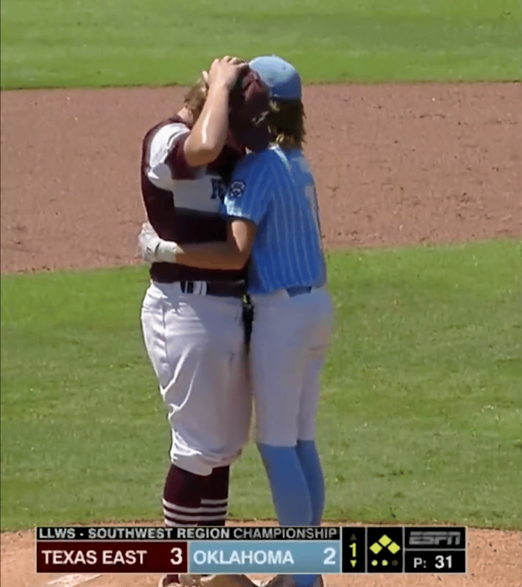 Little League Baseball Players Share Touching Moment