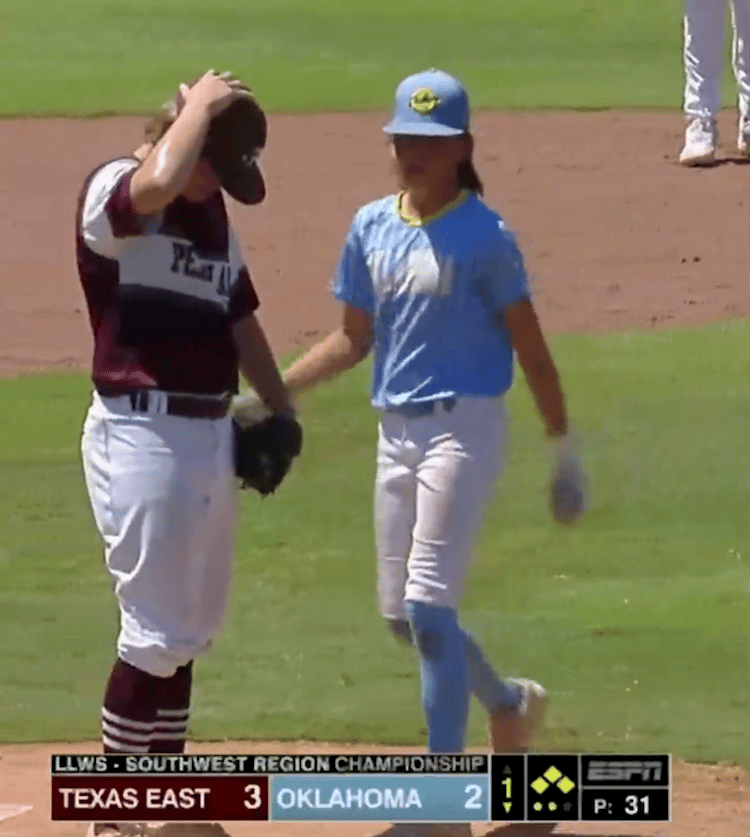 Little League Baseball Players Share Touching Moment