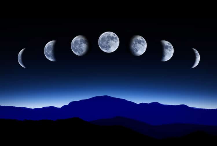 Lunar Phases in the Sky