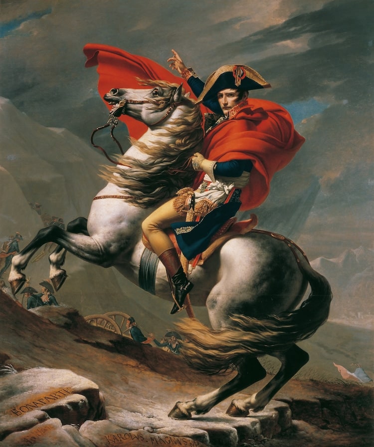 Napoleon Painting by Jacques Louis David