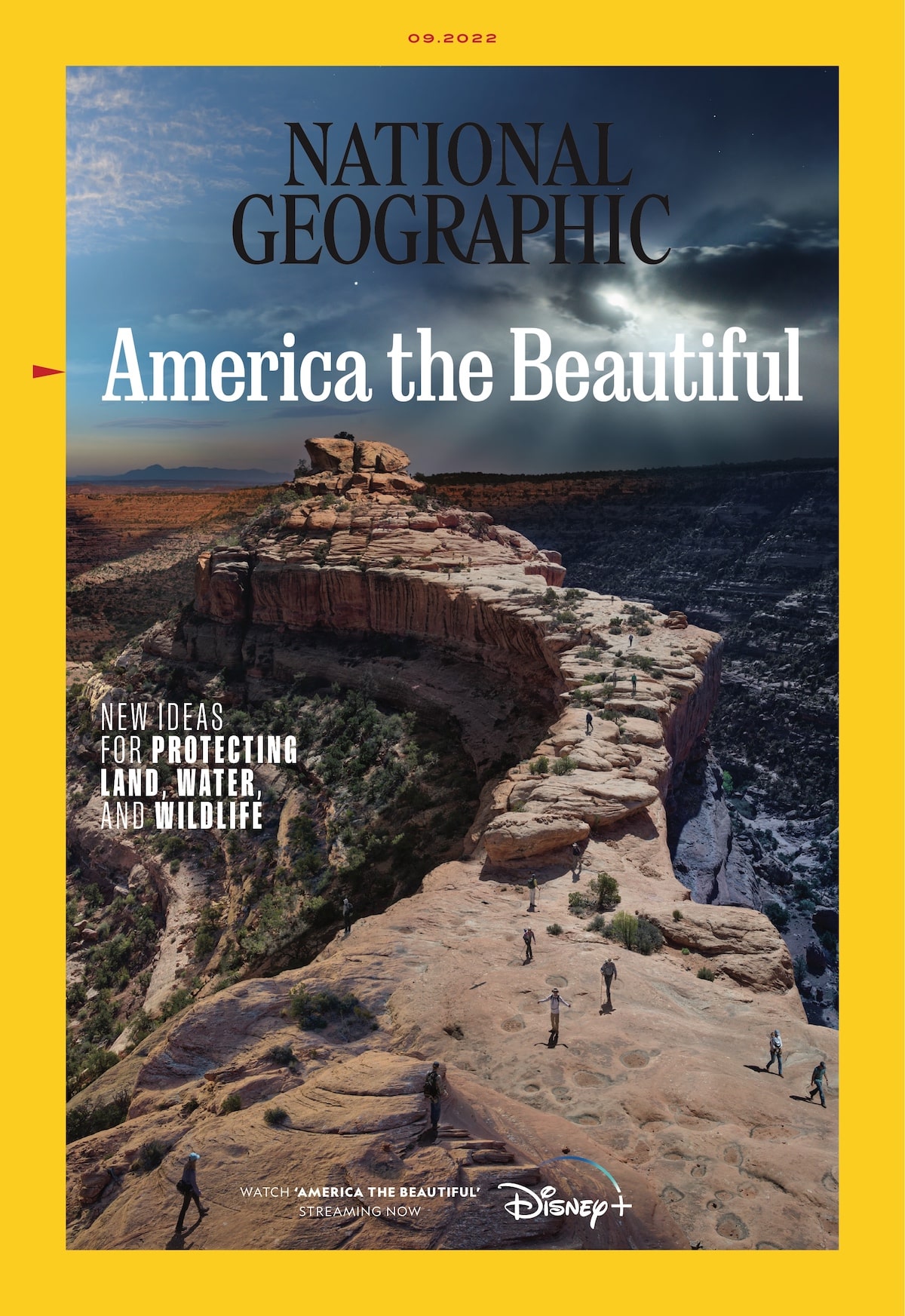 September 2022 Cover of National Geographic by Stephen Wilkes