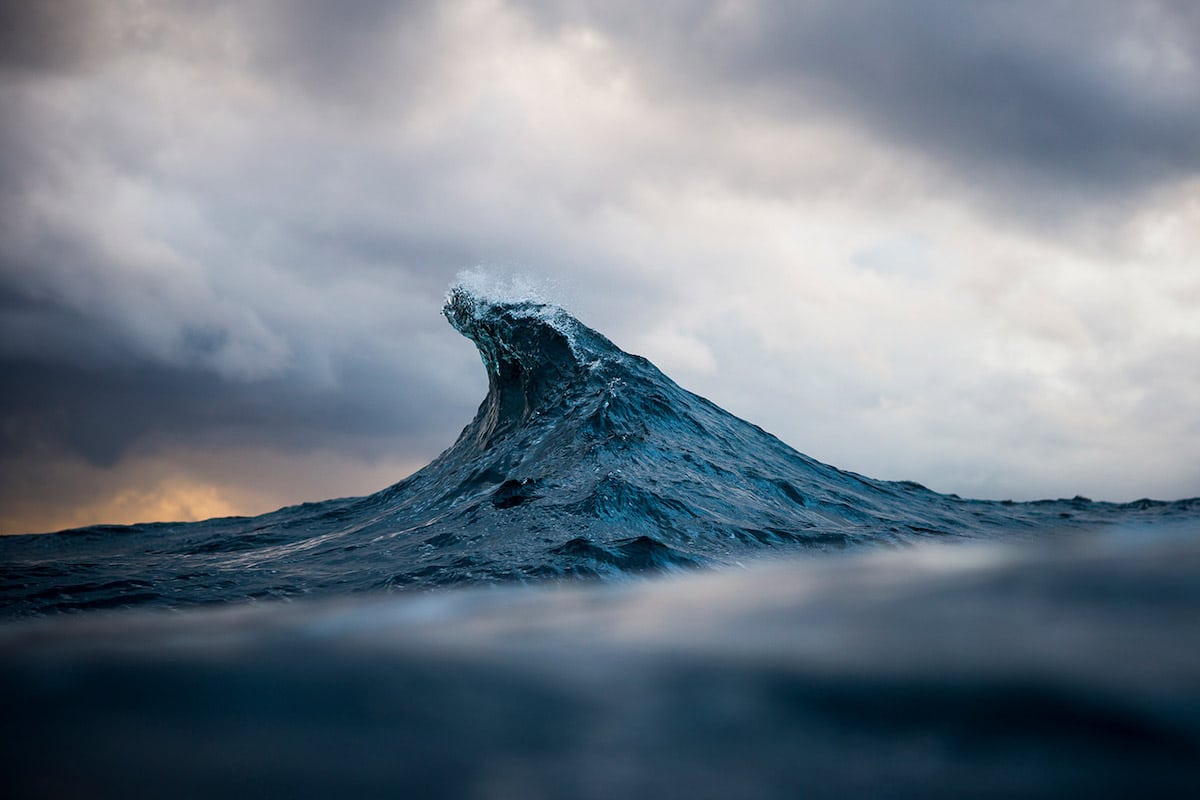 Artistic Photo of a Wave by Ray Collins