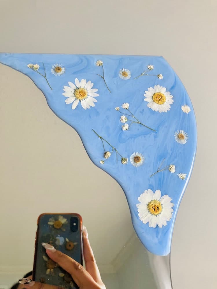 Resin Mirror by Sharlene Robertson