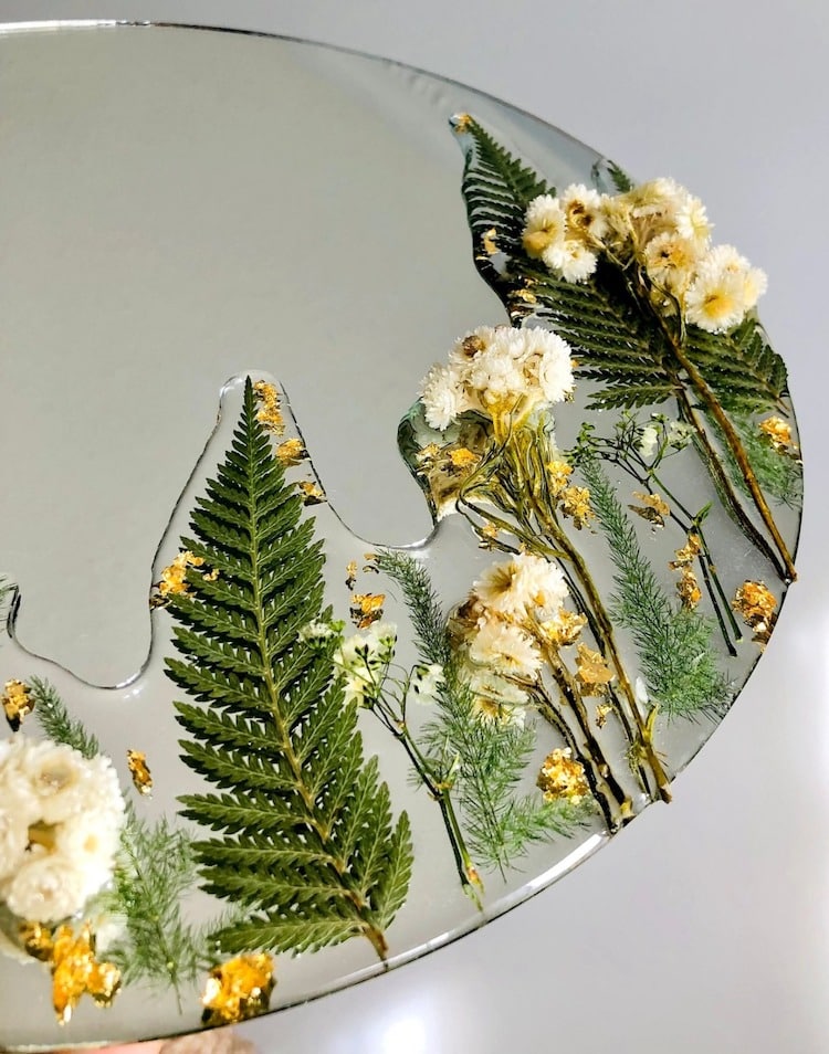 Resin Mirror by Charlene Robertson