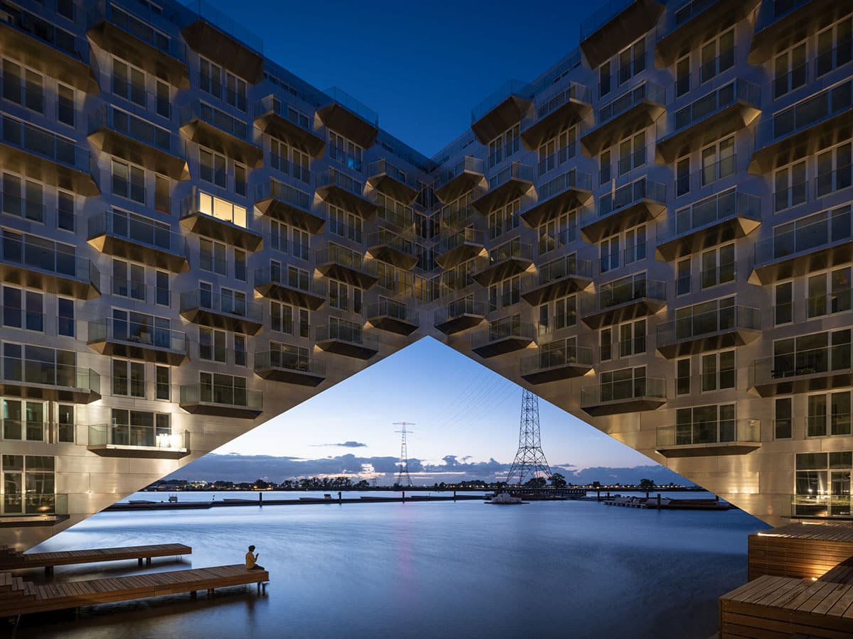 Amsterdam's Sluishuis Residential Building By BIG and Barcode Architects